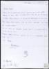 Carta de Andrea Luca de Tena Delibes a Miguel Delibes Setién, sobre asuntos familiares.
