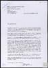 Carta de Marysia Yepes a Miguel Delibes Setién.
