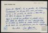 Carta de José Delfín Val a Miguel Delibes Setién, sobre el envío de un artículo de opinión.