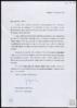 Carta de Josefina Martínez del Álamo a Miguel Delibes Setién, solicitándole una entrevista.