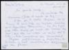 Carta de Rosa María González Dans a Miguel Delibes Setién.