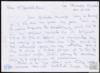 Carta de Rosa María González Dans a Miguel Delibes Setién.