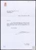 Carta de Julio Rodríguez Villanueva a Miguel Delibes Setién, felicitándole por la concesión de la...