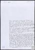 Carta de Marysia Yepes a Miguel Delibes Setién.