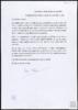 Carta de Jorge Urdiales Yuste a Miguel Delibes Setién.