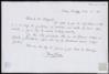 Carta de Teresa Prada de Suárez a Miguel Delibes Setién, agradeciéndole la respuesta a su carta y...