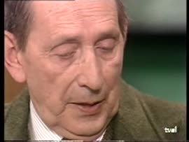Entrevista de María Teresa Campos a Miguel Delibes con motivo de la publicación de "Pegar la...
