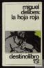 Libro de "La hoja roja" utilizado para realizar la versión teatral de la obra.