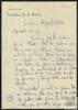 Carta de Tomás Salvador Espeso a Miguel Delibes Setién.