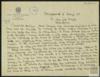 Carta de Miguel Delibes Setién a José Vergés.