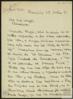 Carta de Miguel Delibes Setién a José Vergés.