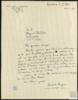 Carta de Ramón Eugenio de Goicoechea a Miguel Delibes Setién, agradeciéndole el voto para la beca...