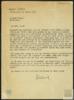 Carta de Miguel Delibes Setién a José Vergés.
