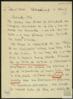 Carta de Miguel Delibes Setién a José Vergés.