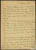 Carta de Miguel Delibes Setién a José Vergés.