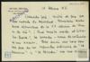 Carta de Miguel Delibes Setién a José Vergés.