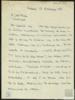 Carta de Miguel Delibes Setién a José Vergés.