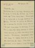Carta de Miguel Delibes Setién a José Vergés.