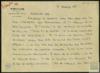 Carta de Miguel Delibes Setién a José Vergés.