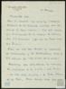 Carta de Miguel Delibes Setién a José Vergés.