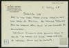 Carta de Miguel Delibes Setién a José Vergés.
