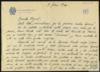 Carta de Eduardo Toda Oliva a Miguel Delibes Setién.