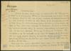Carta de Miguel Delibes Setién a José Vergés.