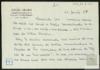 Carta de Miguel Delibes Setién a José Vergés.