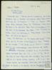Carta de Miguel Delibes Setién a José Vergés.