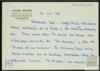 Carta de Miguel Delibes Setién a José Vergés.