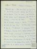 Carta de Miguel Delibes Setién a José Vergés.