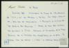 Carta de Miguel Delibes Setién a José Vergés.
