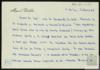 Carta de Miguel Delibes Setién a José Vergés.