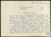 Carta de Juan Arenales del Campo a Miguel Delibes Setién, sobre una conferencia en Motpellier (Fr...