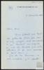 Carta de Simone Gallimard a Miguel Delibes Setién, agradeciéndole unas flores enviadas.