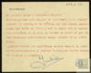 Carta de Julio Manegat a Miguel Delibes Setién, agradeciendo la crítica hecha sobre la novela del...