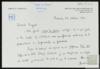 Carta de Andrés Amorós a Miguel Delibes Setién, elogiando su libro y persona en el programa Hoy p...