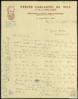 Carta de Gérard Roméo a Miguel Delibes Setién.