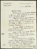 Carta de Flecniakoska a Miguel Delibes Setién.