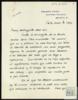 Carta de Philip Polack a Miguel Delibes Setién.