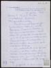 Carta de Marguerite Rand a Miguel Delibes Setién.