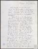 Carta de Madeleine García Benito a Miguel Delibes Setién, sobre su hermano Jean-Paul.
