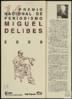 Acta del jurado en el XIV Premio Nacional de Periodismo "Miguel Delibes".