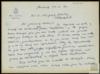 Carta de Vicente Aleixandre a Miguel Delibes Setién, disculpándose por no poder darle la bienveni...