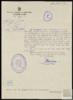 Felicitación del Instituto Zorrilla de Valladolid a Miguel Delibes Setién por su ingreso en la Ac...