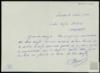 Felicitación de Miguel Varona a Miguel Delibes Setién por su ingreso en la Academia.
