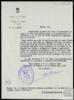 Felicitación del Ayuntamiento de Villalón de Campos (Valladolid) a Miguel Delibes Setién por su i...