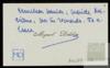 Carta de Miguel Delibes Setién a Mariana Arrieta, agradeciendo el recuerdo y felicitación por su ...