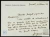 Felicitación de Joaquín Bardavio Oliden a Miguel Delibes Setién por su ingreso en la Academia.