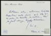 Felicitación de Luis Marañón Richi a Miguel Delibes Setién por su ingreso en la Academia.